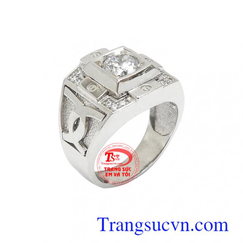 Nhẫn nam Hàn Quốc mạnh mẽ vàng 10k