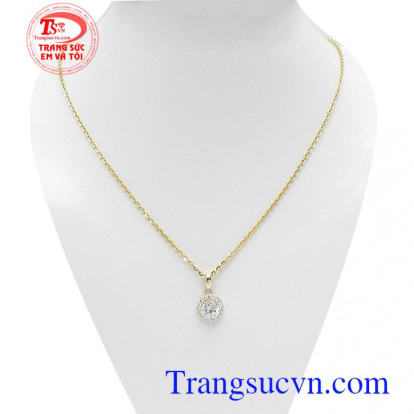 Bộ dây chuyền nữ vàng quý phái