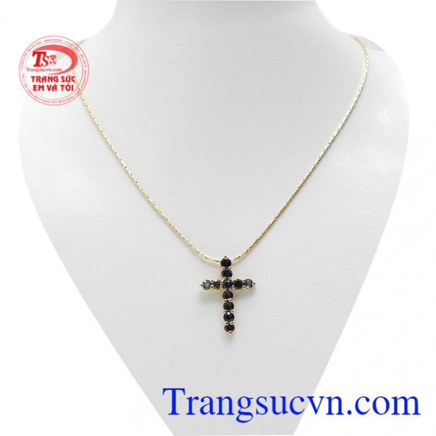 Bộ trang sức thánh giá sapphire đẹp