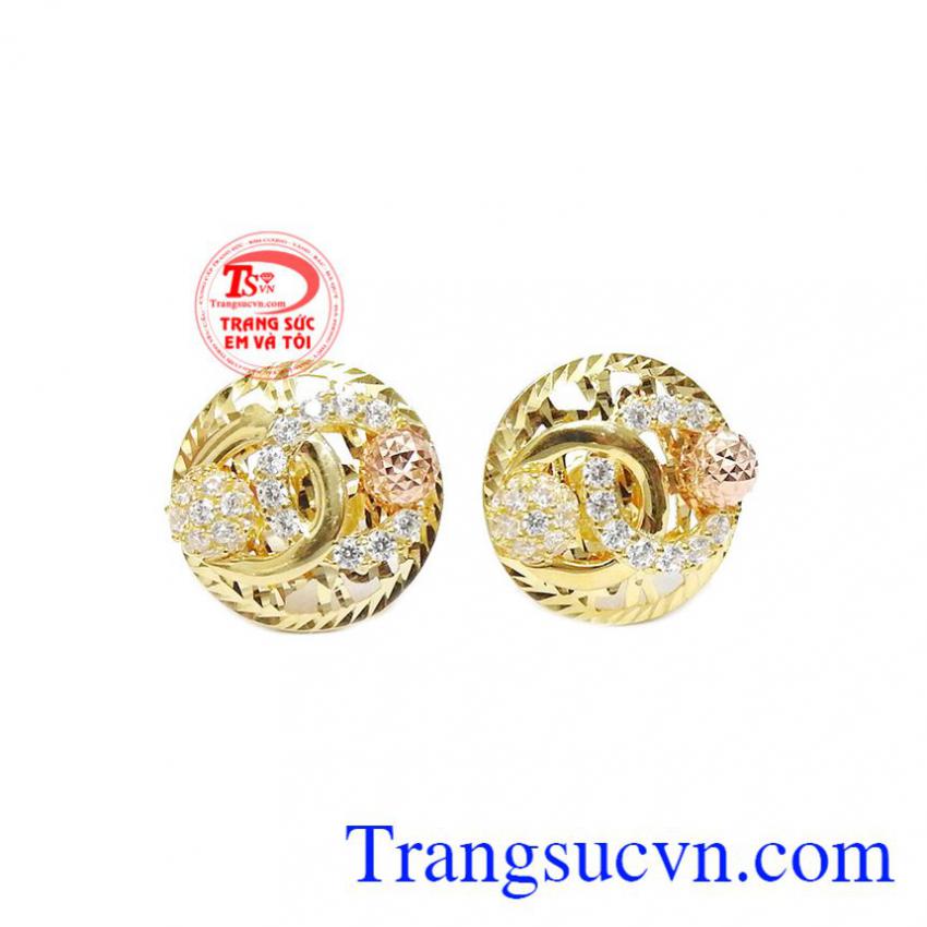 Hoa tai 10k sang trọng