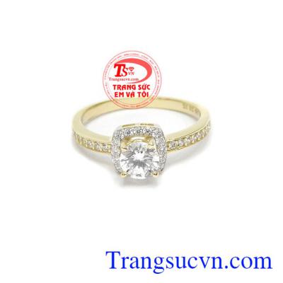 Nhẫn nữ vàng tây dành cho phái đẹp, đeo hợp thời trang và quý phái