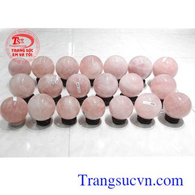 Cầu thạch anh hồng thiên nhiên cao cấp