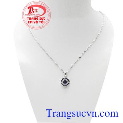 Bộ dây chuyền sapphire đẹp