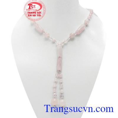 Chuỗi thạch anh hồng thời trang là sản phẩm đá thạch anh hồng thiên nhiên