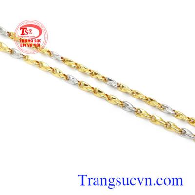 Dây chuyền nam vàng 10k thời trang