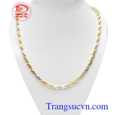 Dây chuyền vàng 10k sang trọng thiết kế theo phong cách cá tính, mạnh mẽ và lịch lãm