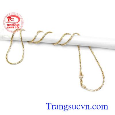 Dây chuyền nữ Italy 10k uy tín, chất lượng, bảo hành 06 tháng.