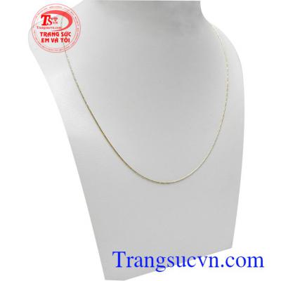 Dây vàng nữ Italy dịu dàng nhập khẩu nguyên chiếc với nét sang trọng, tinh tế và đẳng cấp trong từng chi tiết sản phẩm, phù hợp phong cách thời trang phái đẹp