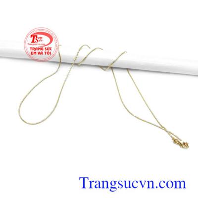 Dây vàng nữ Italy dịu dàng 18k xinh xắn, thời trang