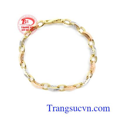 Lắc vàng Italy 18k xinh xắn