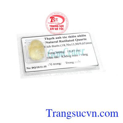 hạch anh tóc vàng có trường năng lượng vô cùng mạnh mẽ, có khả năng trấn, điều hòa tinh thần