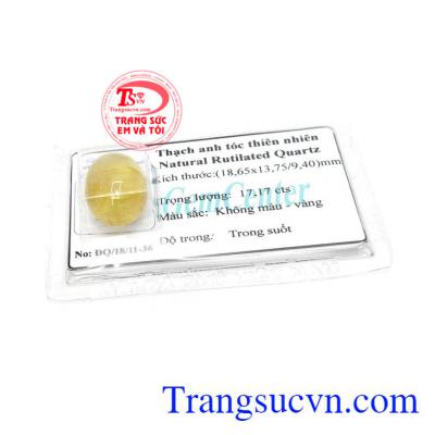 Thạch anh tóc ép vỉ may mắn phù hợp với người kim, thủy