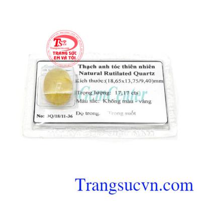 Thạch anh tóc vàng là biểu tượng của may mắn và tài lộc, mang lại thành công và phú quý