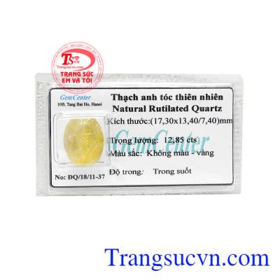 Thạch anh tóc ép vỉ thịnh vượng là sản phẩm thạch anh tóc tự nhiên, thạch anh tóc vàng mang lại nhiều may mắn , sức khỏe, hạnh phúc cho người đeo