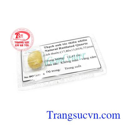 Thạch anh tóc ép vỉ tài lộc phù hợp làm mặt dây chuyền, mặt nhẫn, lắc tay