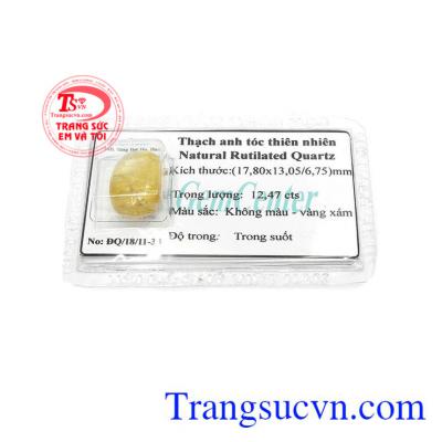 Thạch anh tóc ép vỉ tài lộc mang lại nhiều may mắn, thịnh vượng, giàu sang cho người đeo