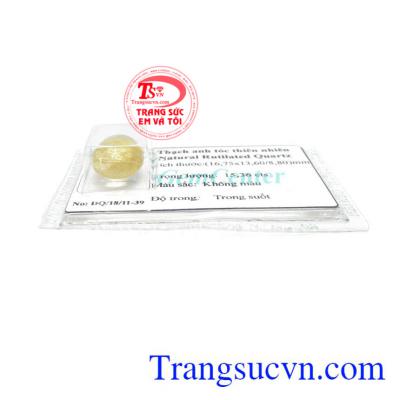 Thạch anh tóc vàng ép vỉ đẹp