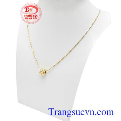 Bộ dây chuyền vàng nữ quý phái