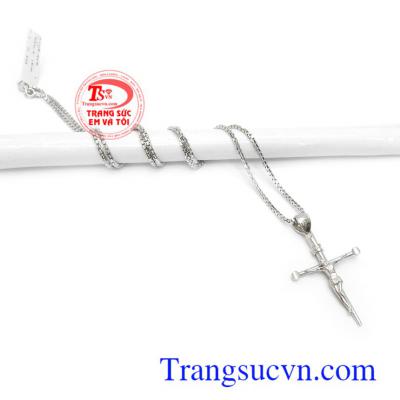 Bộ dây chuyền vàng trắng thời trang sang trọng