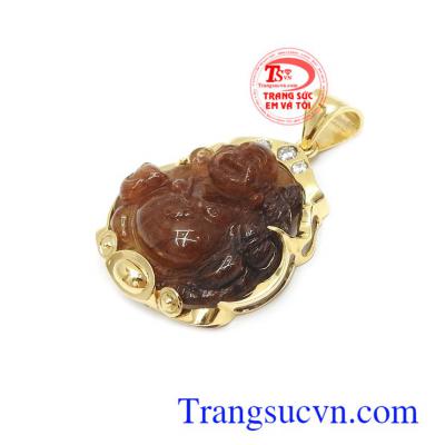 Đeo Mặt Di Lặc thạch anh tóc thiên nhiên bên người sẽ đem lại hạnh phúc, vui vẻ và an nhiên trong cuộc sống