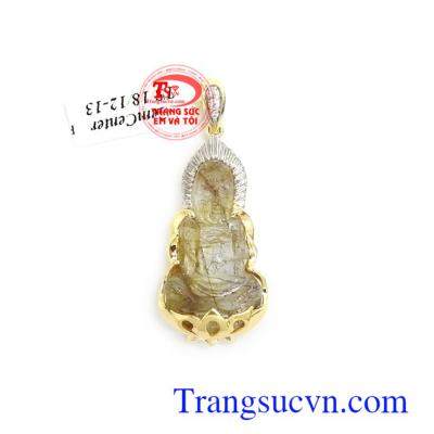 Mặt phật bà quan âm an nhiên trong phong thủy là biểu tượng của sự bình an, lòng thánh thiện, bác ái, hướng phật