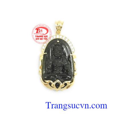 Mặt phật bản mệnh Nephrite tuổi Dậu