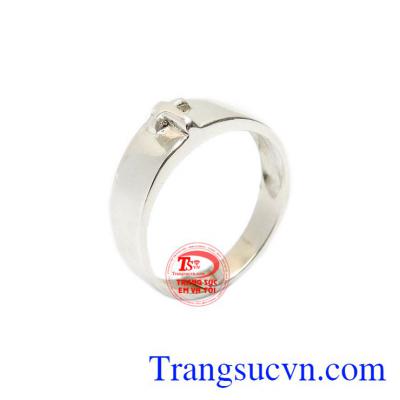 Nhẫn nữ bạc thập giá dành cho những ai là tín đồ của Chúa. 