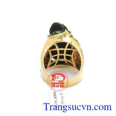 Nhẫn nam tỳ hưu Jadeite