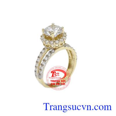 Nhẫn nữ vàng duyên dáng là sản phẩm nhẫn nữ vàng tây đẹp, sản phẩm vàng Hàn Quốc sang trọng, tinh tế