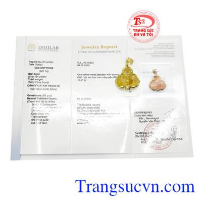 Sản phẩm có giấy kiểm định đá quý