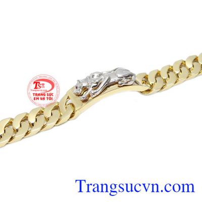 Lắc tay báo trắng mạnh mẽ được nhập khẩu từ Hàn Quốc.