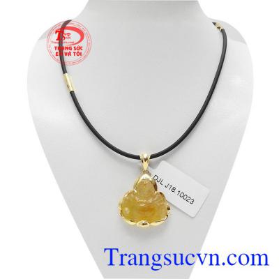 Bộ trang sức di lặc thạch anh tóc thịnh vượng