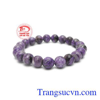 Chuỗi tay Charoite thiên nhiên