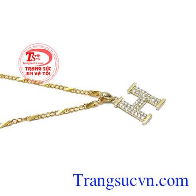 Mặt dây chuyền chứ H đẹp