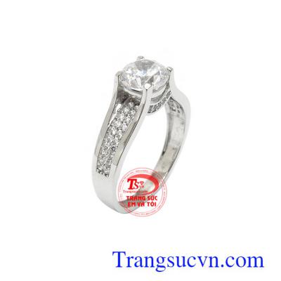 Nhẫn nữ Korea vàng trắng phong cách tôn lên sự quý phái, dịu dàng và phong cách thời trang cho phái đẹp
