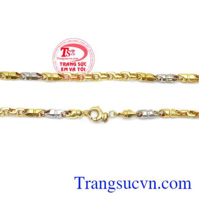 Dây chuyền nam vàng tây lịch lãm được phái nam ưa thích