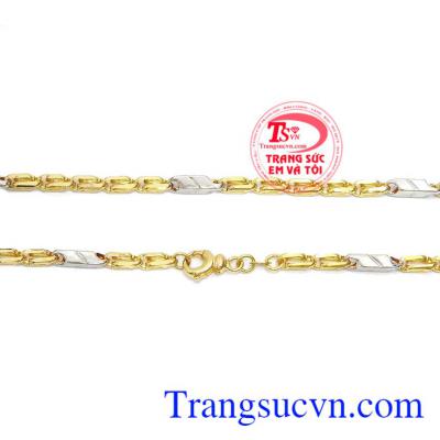 Dây chuyền nam vàng mạnh mẽ 10k, bảo hành 6 tháng, giao hàng nhanh trên toàn quốc
