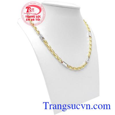 Dây chuyền nam vàng tây sang trọng Dây chuyên nam sáng bóng