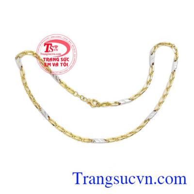 Dây chuyền nam vàng mạnh mẽ 10k, bảo hành 6 tháng, giao hàng nhanh trên toàn quốc