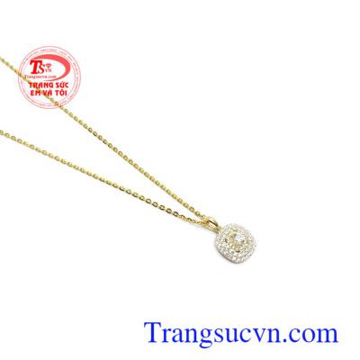 Mặt dây chuyền nữ tinh tế vàng 10k, giao hàng nhanh trên toàn quốc