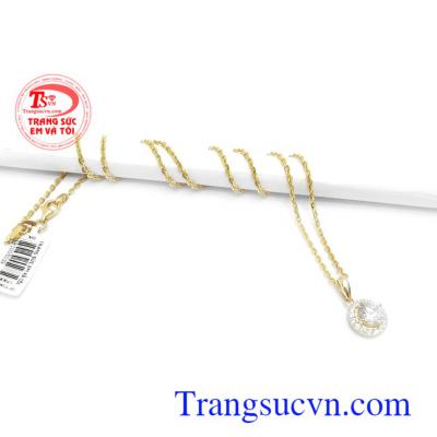 Bộ dây chuyền vàng tây