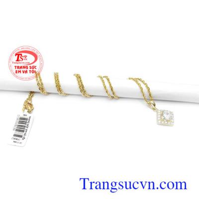 Bộ dây chuyền vàng tây nữ đẹp