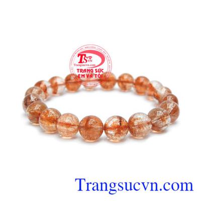 Thạch anh tóc đỏ nâu tài lộc là sản phẩm thạch anh tóc thiên nhiên, đẹp được nhiều người ưa thích