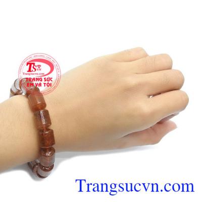 Chuỗi thạch anh tóc lu thống thịnh vượng