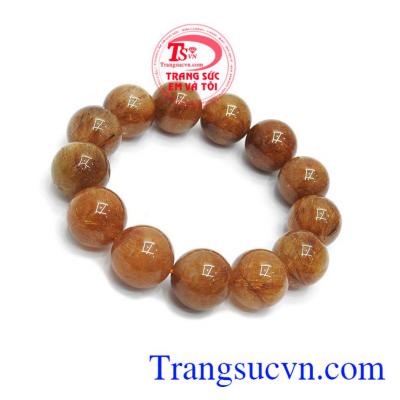 Thạch anh tóc mang nguồn năng lượng dồi dào đem lại nhiều may mắn, sức khỏe cho người đeo