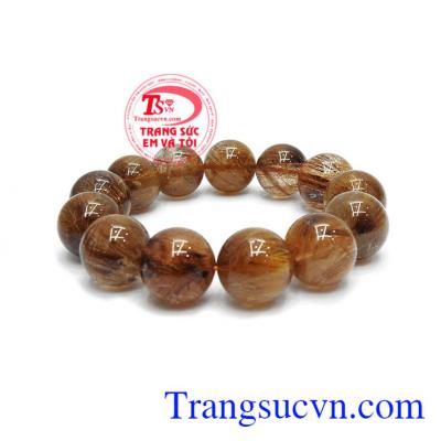 Thạch anh tóc thành công là sản phẩm thạch anh tóc cao cấp có mật độ tóc nhiều, dầy, khi soi dưới ánh đèn sẽ thấy màu ánh kim lấp lánh