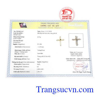 Sapphire thiên nhiên hợp phong thủy