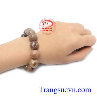 Gỗ hóa thạch thiên nhiên chất lượng cao, đeo phong thủy bình an và may mắn