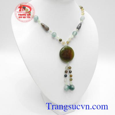 Chuỗi cổ mã não tài lộc may mắn với mã não thiên nhiên là lá bùa may mắn và hạnh phúc cho con người