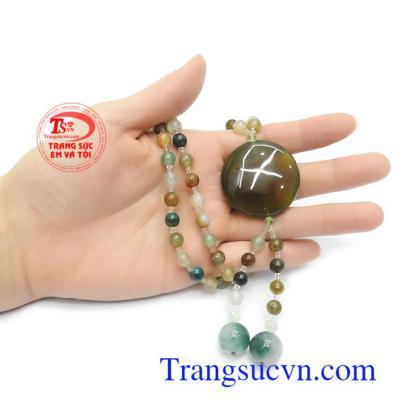 Chuỗi cổ mã não thiên nhiên thời trang, sang trọng